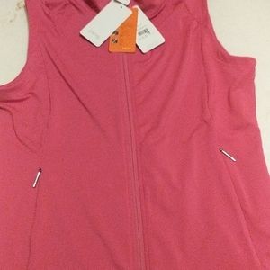 Sleeveless full zip